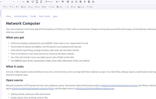 DBBasic Webmaster